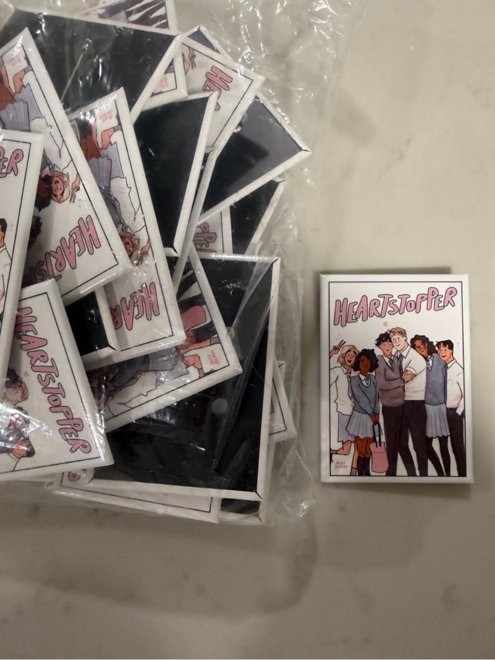 Heartstopper Pins